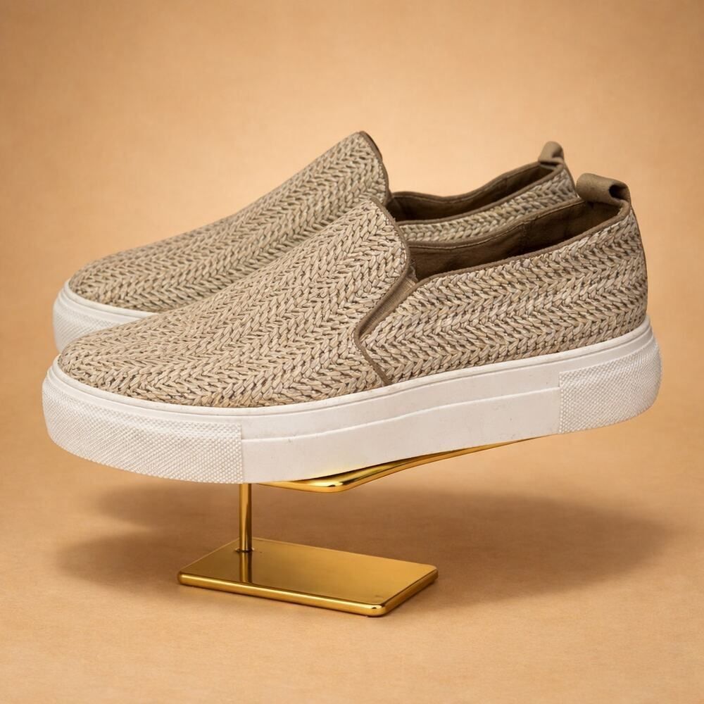 Altar’d State Dacey Woven Slip-On Loafers Sneakers 7.5